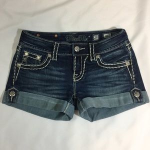 Miss Me Jean Shorts Size 25